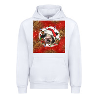 White christmas cow Urban Hoodie - LillyAllenDesigns