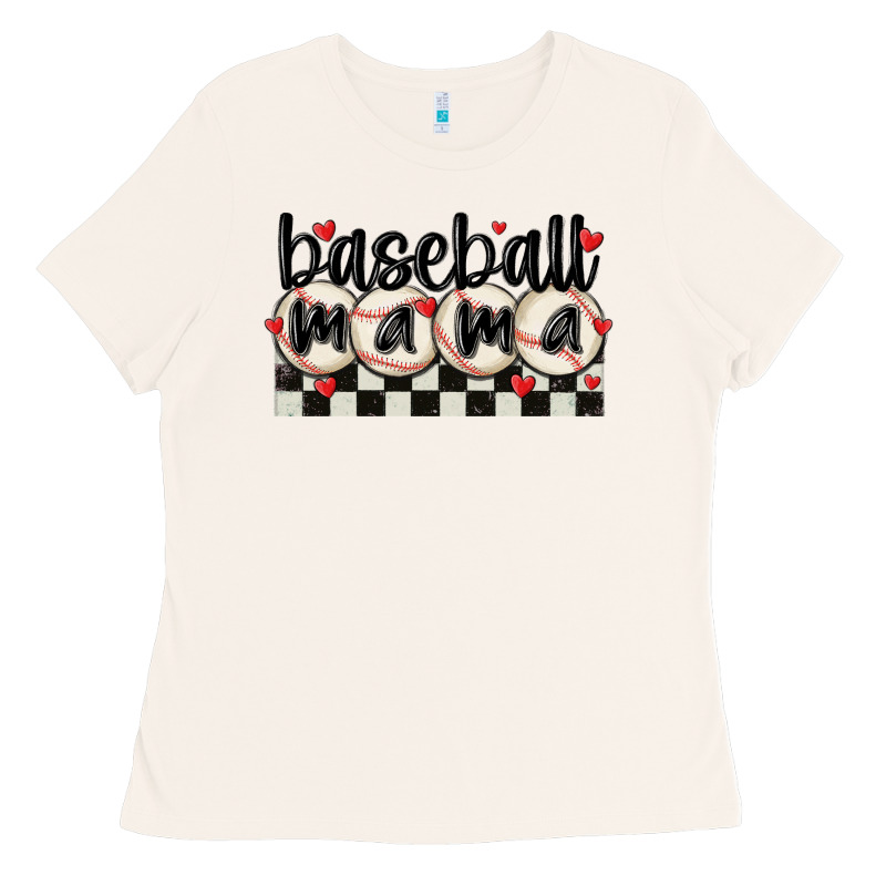 Baseball Mama Ladies Tee by MaliasSmallBusiness | Teevron