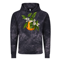 Cloud Black Tangerine Vintage Hoodie - LillyAllenDesigns