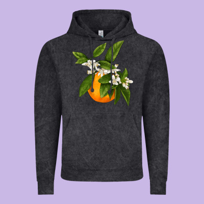 Tangerine Vintage Hoodie Designed By Lillyallendesigns