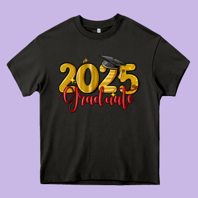 2025 Graduate Heavy Core Tee Designed By Maliassmallbusiness