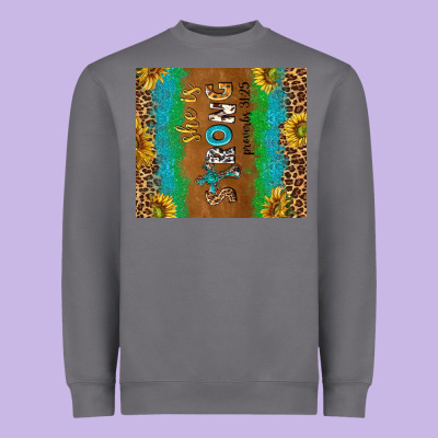 Western She Is Strong Proverbs 31 25 Tumbler Tbs Heavyweight Sweatshirt Designed By Tumblerdesignbyshophia