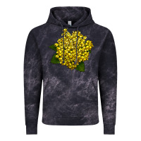 Cloud Black Oregon Grape Flower Illustrations Vintage Hoodie - LillyAllenDesigns