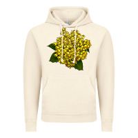 Vintage Artic Oregon Grape Flower Illustrations Vintage Hoodie - LillyAllenDesigns