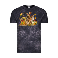 Cloud Black Fall Rabbit Vintage Tee - LillyAllenDesigns