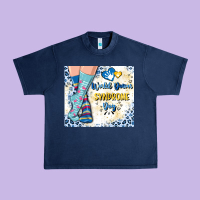 World Down Syndrome Day Urban Heavy Tee Designed By Artiststas