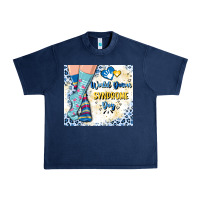 Navy world down syndrome day Urban Heavy Tee - Artiststas