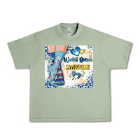 Oil Green world down syndrome day Urban Heavy Tee - Artiststas