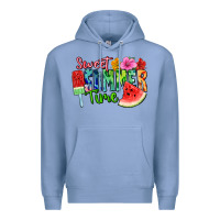 Colony Blue Sweet summer time Premium Hoodie - FaDigitalArtStudio