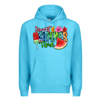 Ocean Blue Sweet summer time Premium Hoodie - FaDigitalArtStudio