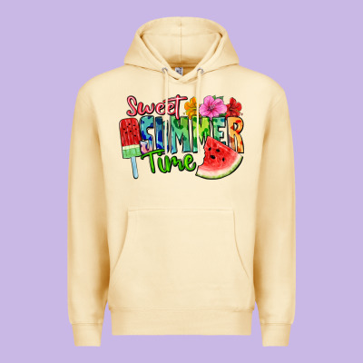Sweet Summer Time Premium Hoodie Designed By Fadigitalartstudio