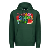Sports Green Sweet summer time Premium Hoodie - FaDigitalArtStudio