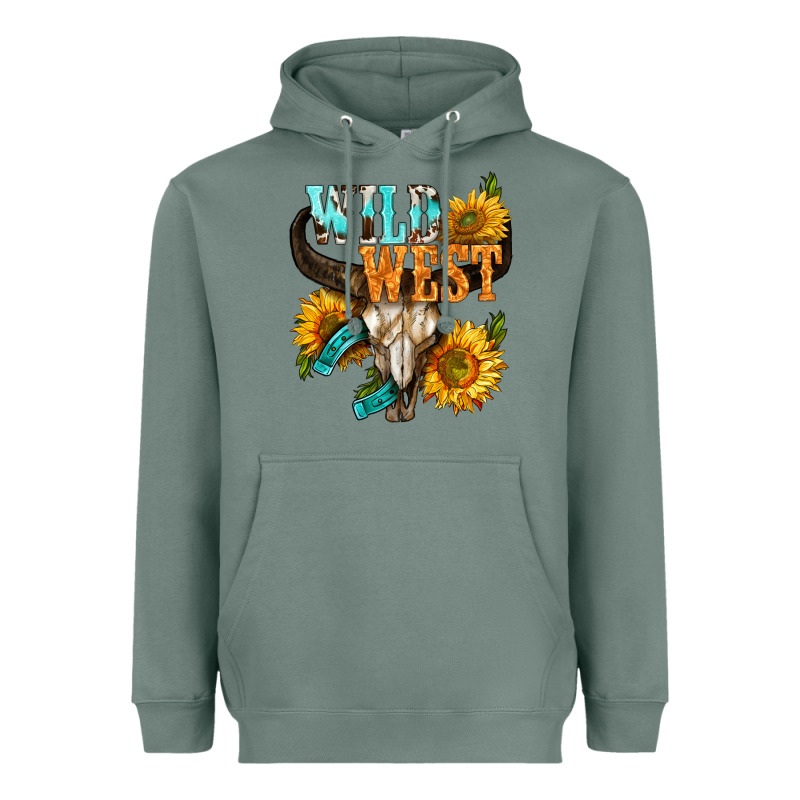 Western Wild West Rodeo Heavyweight Hoodie by BundleAndBundleShop | Teevron