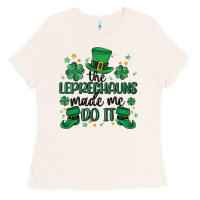 Bone the leprechauns made me do it Ladies Tee - MaliasSmallBusiness