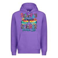 Purple school's out for summer teacher life Premium Hoodie - RanaPortraitStore