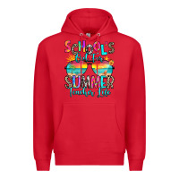 Red school's out for summer teacher life Premium Hoodie - RanaPortraitStore