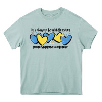 Arona it's okay to be little extra down syndrome awarene Heavy Core Tee - MaliasSmallBusiness