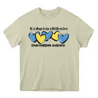 Mossy it's okay to be little extra down syndrome awarene Heavy Core Tee - MaliasSmallBusiness