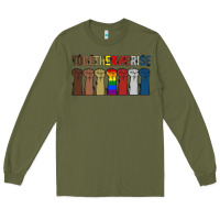Army Green Togetherwerise Long Sleeve Tee - Bettercallsaul
