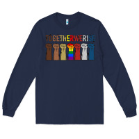 Navy Togetherwerise Long Sleeve Tee - Bettercallsaul