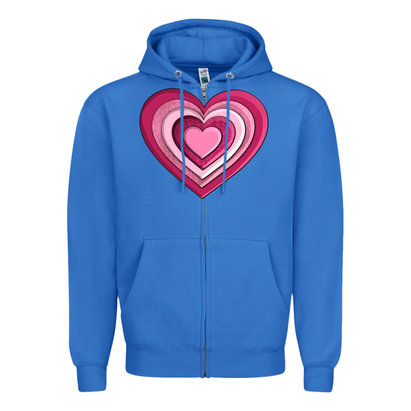 Sweet Heart Olivia Zipper Hoodie by OliviaCreatesArt | Teevron