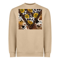 Mushroom western sunflowers and cowhide tumbler tbs Heavyweight Sweatshirt - TumblerDesignByShophia