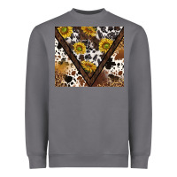 Storm western sunflowers and cowhide tumbler tbs Heavyweight Sweatshirt - TumblerDesignByShophia