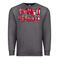 Charcoal Heather heartbreaker Premium Sweatshirt - FaDigitalArtStudio