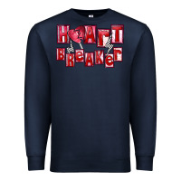 Navy heartbreaker Premium Sweatshirt - FaDigitalArtStudio