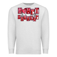 Oatmeal Heather heartbreaker Premium Sweatshirt - FaDigitalArtStudio