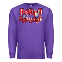 Purple heartbreaker Premium Sweatshirt - FaDigitalArtStudio