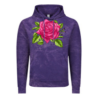 Cloud Purple Perfume Delight Rose Vintage Hoodie - LillyAllenDesigns