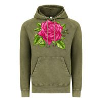Vintage Olive Perfume Delight Rose Vintage Hoodie - LillyAllenDesigns