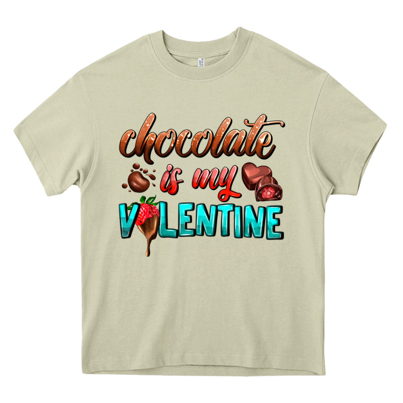 Chocolate Is My Valentine Heavy Core Tee by AdoDesignShop | Teevron