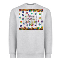 Heather Grey life is better with a dog tumbler tbs Heavyweight Sweatshirt - TumblerDesignByShophia
