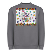 Storm life is better with a dog tumbler tbs Heavyweight Sweatshirt - TumblerDesignByShophia