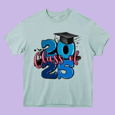Class Of 2025 Heavy Core Tee Designed By Maliassmallbusiness