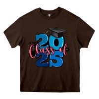 Chocolate Brown class of 2025 Heavy Core Tee - MaliasSmallBusiness