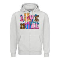 Love You More Olivia Zipper Hoodie | Teevron