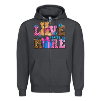 Smoke love you more olivia Zipper Hoodie - OliviaCreatesArt