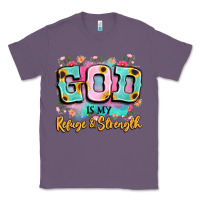 Lavender god is my refuge and strength Classic Tee - LillyAllenDesigns