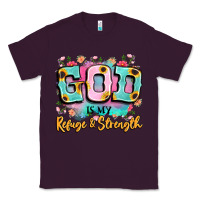 Plum god is my refuge and strength Classic Tee - LillyAllenDesigns