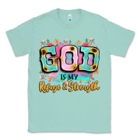 Seafoam god is my refuge and strength Classic Tee - LillyAllenDesigns