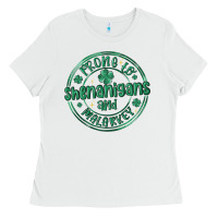 White prone to shenanigans and malarkey Ladies Tee - MaliasSmallBusiness