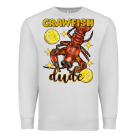 Dove Grey mardi gras crawfish dude Premium Sweatshirt - FaDigitalArtStudio