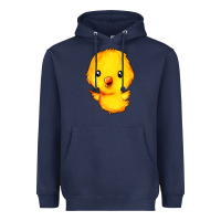 Navy chick Heavyweight Hoodie - FaDigitalArtStudio