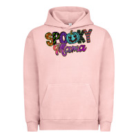 Pigment Salmon spooky mama Urban Hoodie - SublimationCraftShop