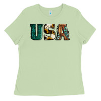 Matcha usa basic bold font western Ladies Tee - Jasminsmagicworld