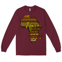Burgundy Africa Long Sleeve Tee - Bettercallsaul