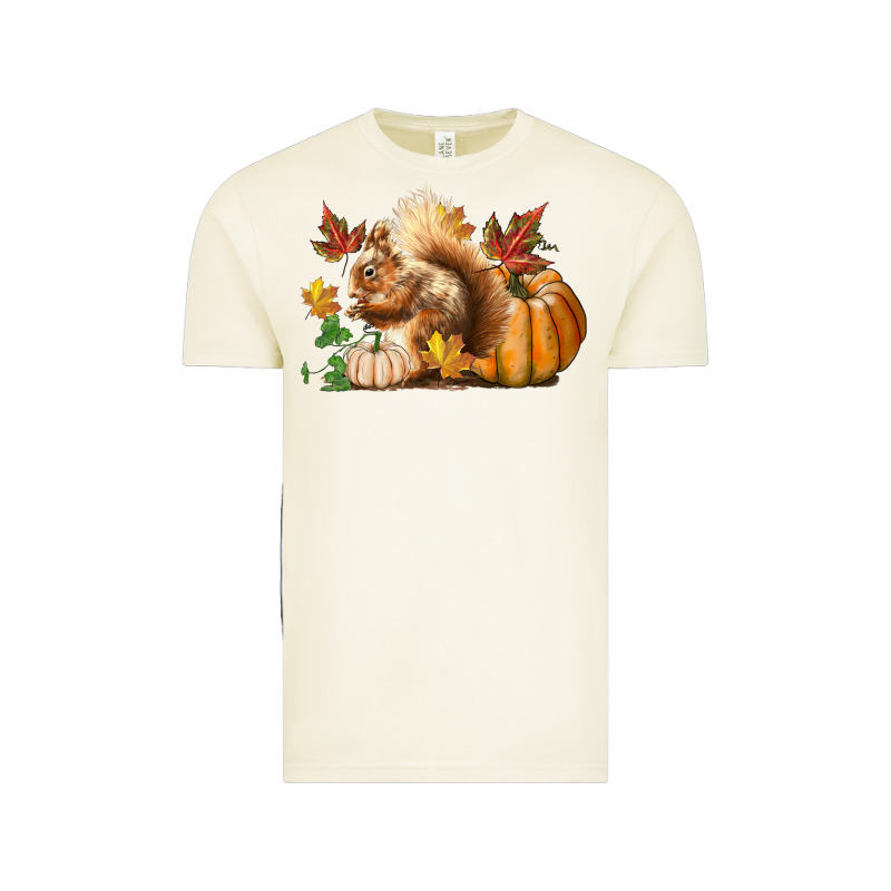 Fall Squirrel Vintage Tee by LillyAllenDesigns | Teevron